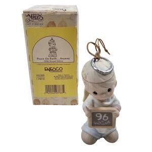 1996 PRECIOUS MOMENTS Vintage PEACE on EARTH Thailand